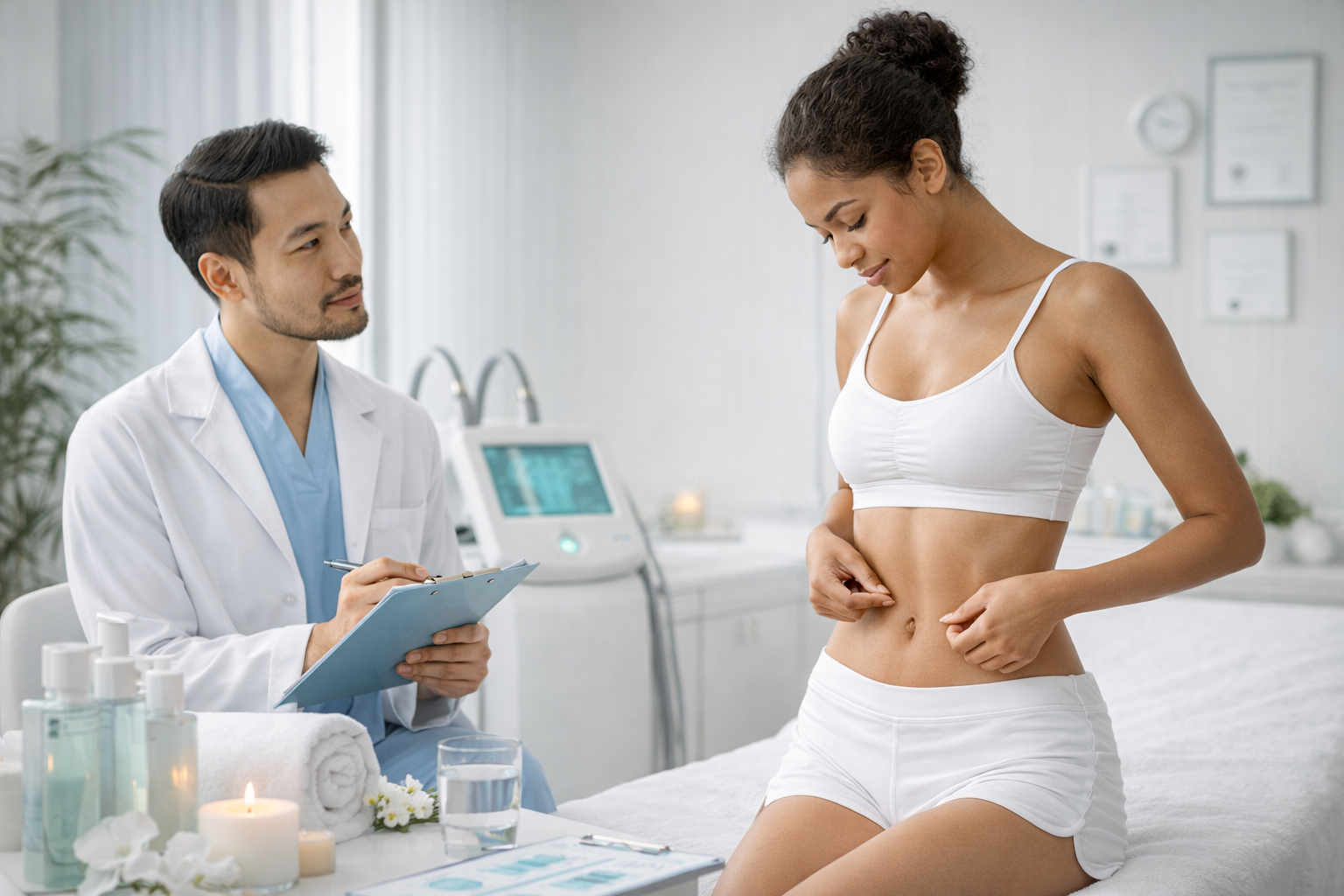 Illustration of suitable candidates for treatment