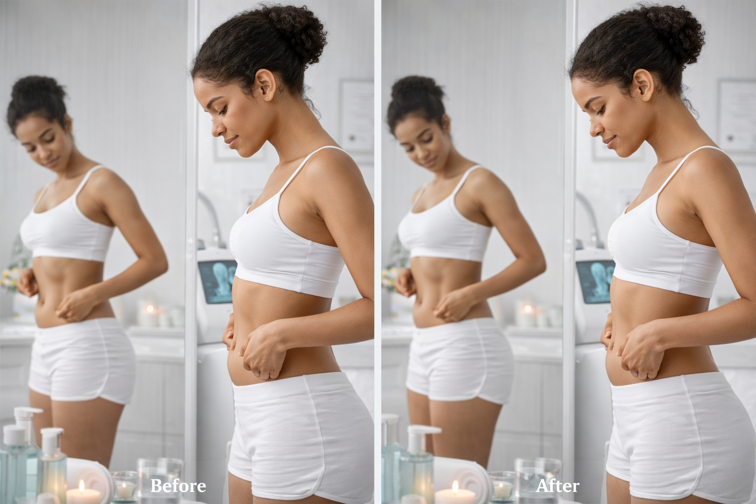 Illustration of realistic treatment outcomes